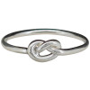 Simple Knot Sterling Silver Ring