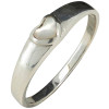 Mother of Pearl Sterling Silver Heart Ring