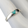 Turquoise Sterling Silver Heart Ring