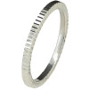 Ridged Sterling Silver Ring