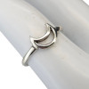 Moon Sterling Silver Ring