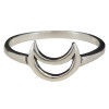 Moon Sterling Silver Ring