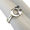 Moon/Star/Heart Sterling Silver Ring