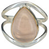 Rose Quartz Sterling Silver Ring
