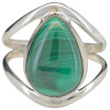Malachite Sterling Silver Ring