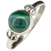 Malachite Sterling Silver Ring