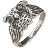 Abalone Sterling Silver Owl Ring