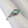 Turquoise Sterling Silver Heart Ring