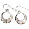 Mother-of-Pearl Sterling Silver Hook Earrings