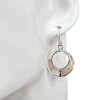 Mother-of-Pearl Sterling Silver Hook Earrings