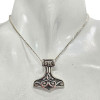 Sterling Silver Celtic Trinity Knot Thor’s Hammer Pendant