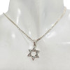 Sterling Silver Textured Star of David Pendant