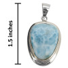 Larimar Sterling Silver Pendant