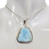 Larimar Sterling Silver Pendant