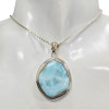 Larimar Sterling Silver Pendant