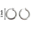 Sterling Silver Hoop Earrings