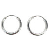 Sterling Silver Mini Hoop Earrings – 15 mm