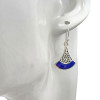 Lapis Sterling Silver Hook Earrings