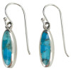 Turquoise Sterling Silver Hook Earrings