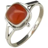 Red Onyx Sterling Silver Ring