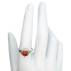 Red Onyx Sterling Silver Ring