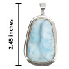 Larimar Sterling Silver Pendant