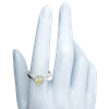 Faceted Opal Sterling Silver Ring