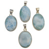 Larimar Sterling Silver Pendant