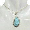 Larimar Sterling Silver Pendant
