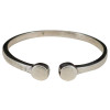 Twin Dots Sterling Silver Adjustable ring