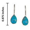 Turquoise Sterling Silver Dangle Earrings