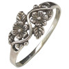 Flower Vine Sterling Silver Ring