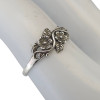 Flower Vine Sterling Silver Ring