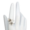 Dragonfly Sterling Silver Mother-of-Pearl Ring