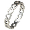 Sterling Silver Endless Heart Ring