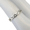 Sterling Silver Endless Heart Ring