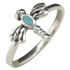 Turquoise Sterling Silver Dragonfly Ring