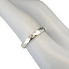 Hammered Texture Sterling Silver Band Ring