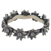 Sterling Silver Flower Band Ring