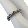 Sterling Silver Flower Band Ring