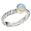 Opal Sterling Silver Ring