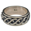 Sterling Silver Celtic Braid Spinner Ring