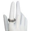 Sterling Silver Celtic Braid Spinner Ring