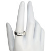Plain Engagement Wedding Sterling Silver Ring