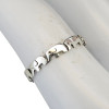 Elephant sterling silver ring on mannequin finger