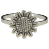 Sterling Silver Sunflower Stacking Ring