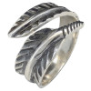 Feather Wrap Sterling Silver Stacking Ring