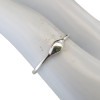 Raindrop Sterling Silver Stacking Band Ring
