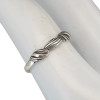 Art Nouveau Twist Sterling Silver Stacking Ring