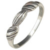 Art Nouveau Twist Sterling Silver Stacking Ring